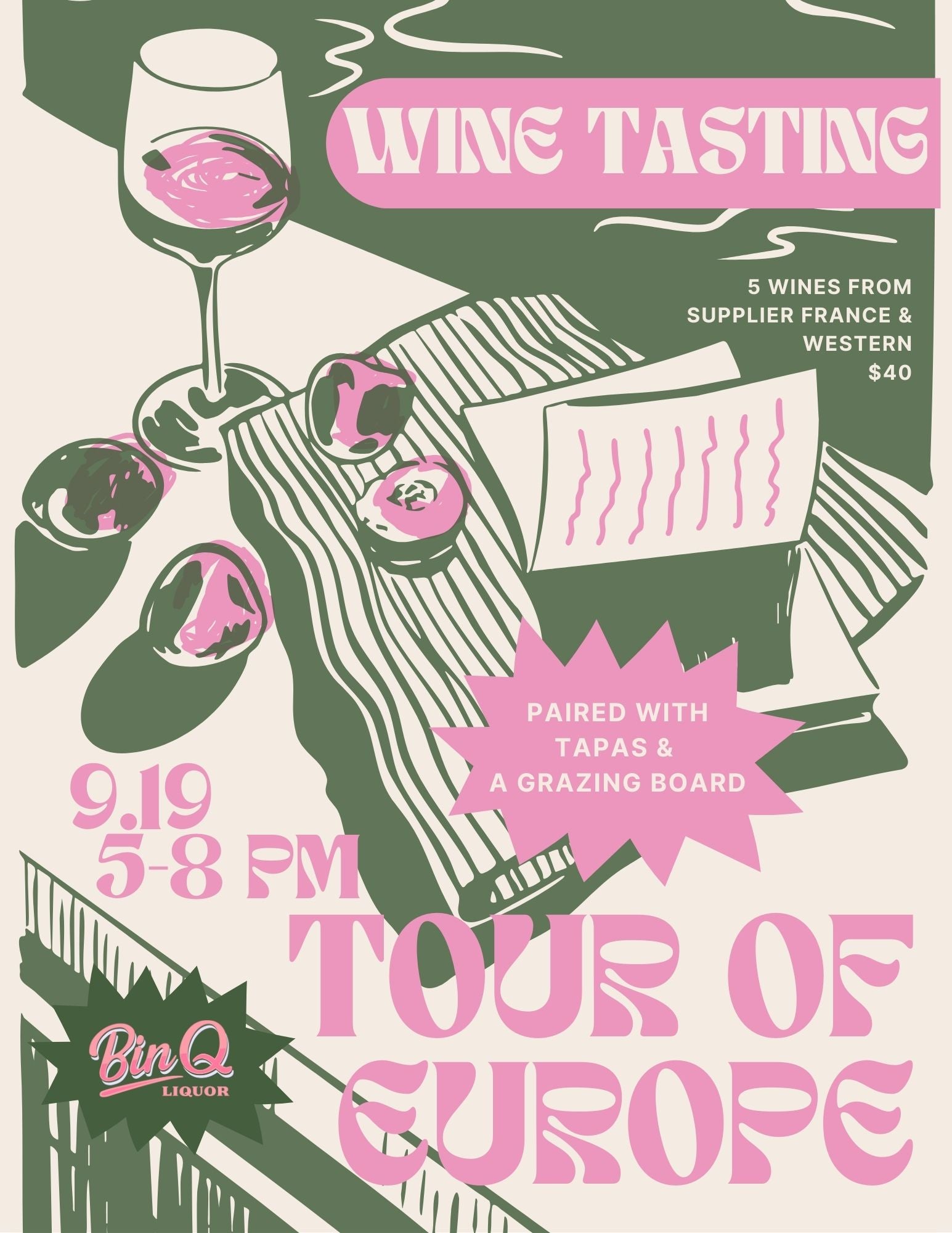 Tour of Europe Tasting